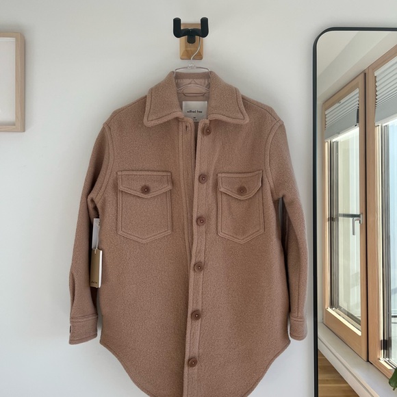 BNWT Aritzia Wilfred Free Ganna Shirt Jacket 2XS - Picture 10 of 12